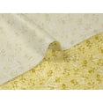 thumbnail image 5 of oneOone Velvet Yellow Fabric Leaves,Floral & Triangle Geometric Craft Projects Decor Fabric Printed By The Yard 58 Inch Wide, 5 of 5