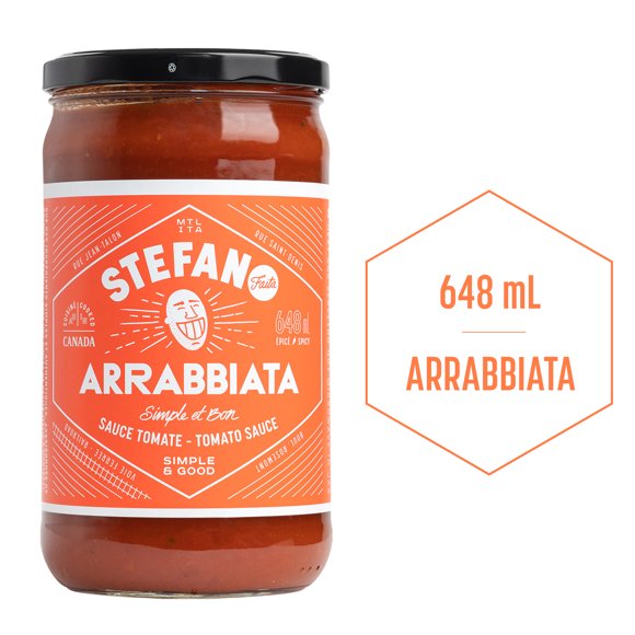 Stefano Faita Arrabbiata Tomato Pasta Sauce, 648mL