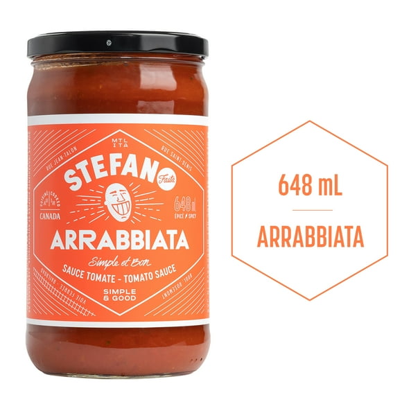 Stefano Faita Arrabbiata Tomato Pasta Sauce, 648 mL