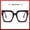 B, variant on Oversized Blue Light Blocking Glasses for Women Men, Trendy Big Square Frame Computer Eyeglasses, Clear Lens Anti Eyestrain Glasses for Gaming Working