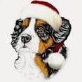 thumbnail image 2 of CafePress - Santa Berner - White/Black Shot Glass, Unique and Funny Shot Glass, 2 of 2