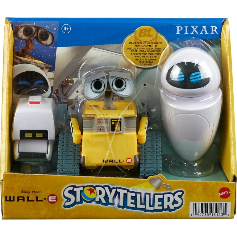 Disney Pixar WALL-E Set with 3 Action Figures, Chaos on the Axiom  Storytellers Pack 