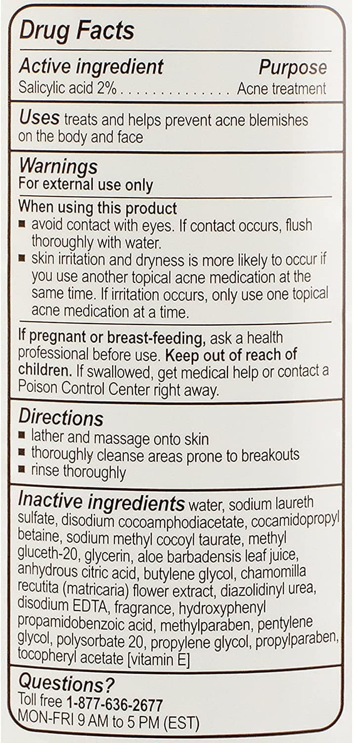 pHisoderm Anti-Blemish Body Wash 10 oz (Pack of 6)