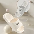thumbnail image 5 of Yuanlong Unisex Shower Slides Cute Bear Print Pillow Slide Slippers Open Toe EVA Waterproof Non Indoor House Bath Slippers, 5 of 9