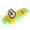 Yellow, variant on Women's Light Up Slippers Cute Cartoon Eyes Sensor LED Glow Sandals Flat Non-Slip Slip-On Shoes Blue