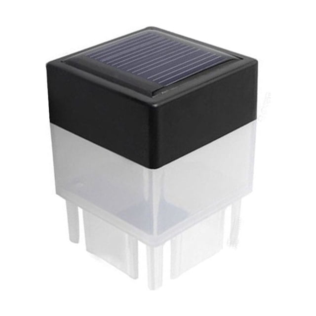 Matsuzay Luz de pilar para exteriores, recargable, Solar, patio, parque, valla de césped, lámpara de paisaje, pasarela, iluminación de paisajismo Iluminación y accesorios Luz amarilla cálida Matsuzay HA073726-02