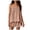 Khaki, variant on Gingham Lounge Sets for Women Summer Vacations Outfits Sleeveless Tank Tops and Plaid Shorts 2Pcs Set Size 2XL