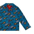 thumbnail image 3 of Conjunto de pijama Hot Wheels para niño, de 2 piezas, de franela, estilo azul, 3 of 4