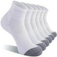 thumbnail image 2 of LIBRCLO Athletic Ankle Socks for Men Cushioned Quarter Sock Sport Running Half Crew Sock 5 Pairs, 2 of 4