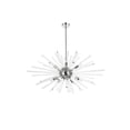 thumbnail image 6 of Sienna 42 inch crystal rod pendant in chrome, 6 of 10