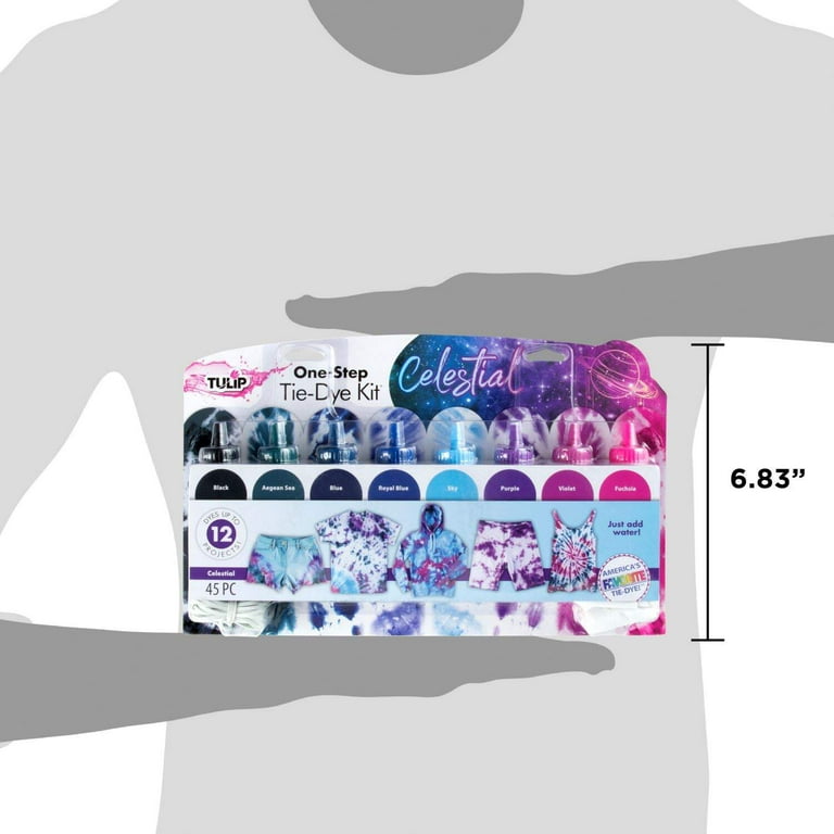 Tulip One-Step Tie-Dye Color Kit Celestial, Galaxy of Colors