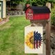 thumbnail image 4 of Bandera de jardín de Estados Unidos con girasoles del Día de la Independencia, 45 x 30 cm, decoración de lino para exteriores, 4 of 5
