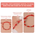 thumbnail image 4 of Miangastore Hand-woven 7-knot Adjustable Bracelet Luck Red Rope Bracelet Beads Braided Bracelet, 4 of 8