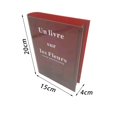 thumbnail image 4 of pitrice Acrylic Book Vase Unique Aesthetic Room Decor Decorative Vase for Restaurant Red, 4 of 9