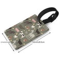 thumbnail image 2 of Gaeub One Size Printed Travel Luggage Identification Tags, Golf Bag Tags with Information Bar on The Back - 3.4 x 2.1 inch, 2 of 8