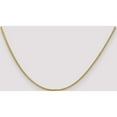 thumbnail image 2 of 14K Yellow Gold 1.55mm Semi-Solid Wheat Chain (16 X 1.55) Made In Turkey bc128-16, 2 of 5