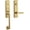 Lifetime Polished Brass, variant on Baldwin 85387112RENT Evolved Soho Escutcheon Handleset - Venetian Bronze
