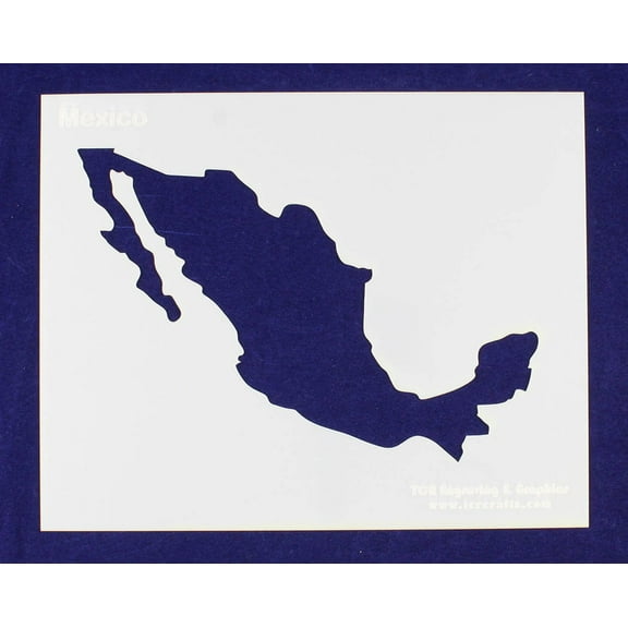 Country of Mexico Stencil 14 Mil 8" X 10" Painting /Crafts/ Templates