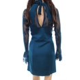 thumbnail image 2 of Free People Womens Illusion Bodycon Dress, Blue, Medium, 2 of 3
