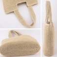 thumbnail image 3 of Kukuzhu Women's Handwoven Straw Hobo Bag Stylish Tote Simple Sen Series Shoulder Bag Large Summer Beach Handles Handbag, 3 of 3