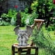 thumbnail image 4 of 2 Piezas Gargoyle Jardín Estatua Césped Flowerbed Sculpture Decoración Del Hogar Al Aire Libre Macarena Estatua gárgola, 4 of 8