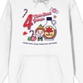 thumbnail image 7 of Four Main Food Groups Elf Movie Men's White Hoodie-XL, 7 of 7
