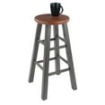 thumbnail image 5 of Winsome Ivy 24" Counter Stool Rustic Teak/Gray Finish, 5 of 5