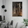 thumbnail image 6 of SpaceX Starship And Saturn V Spacecraft Space Picture Print Wall Art Poster Painting Canvas Posters Artworks Gift Room Aesthetic 12x18inch(30x45cm), 6 of 6
