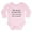 Petal Pink, variant on CafePress - Running Out Of Womb Body Suit - Long Sleeve Cotton Baby Bodysuit