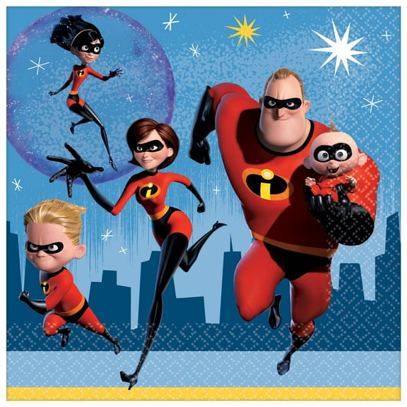 INCREDIBLES 2 Lunch Napkin (16 Count)