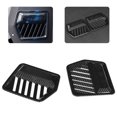 thumbnail image 3 of Inner Side Air Vent Trim, 2Pcs Inner Side Air Vent Cover Carbon Fiber Pattern Front Upper Outlet Trim Fit For F150 2015-2020, 3 of 4