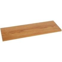 Knape & Vogt Oak Shelf 1980OK - Finished Rectangular - 8" x 48"