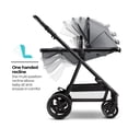 thumbnail image 5 of Mompush Meteor 2 Cochecito de bebé 2 en 1 con modo moisés, compatible con asiento de coche infantil, adaptador incluido, combo de cochecito de moisés estable, cochecitos de bebé de tamaño completo par, 5 of 5