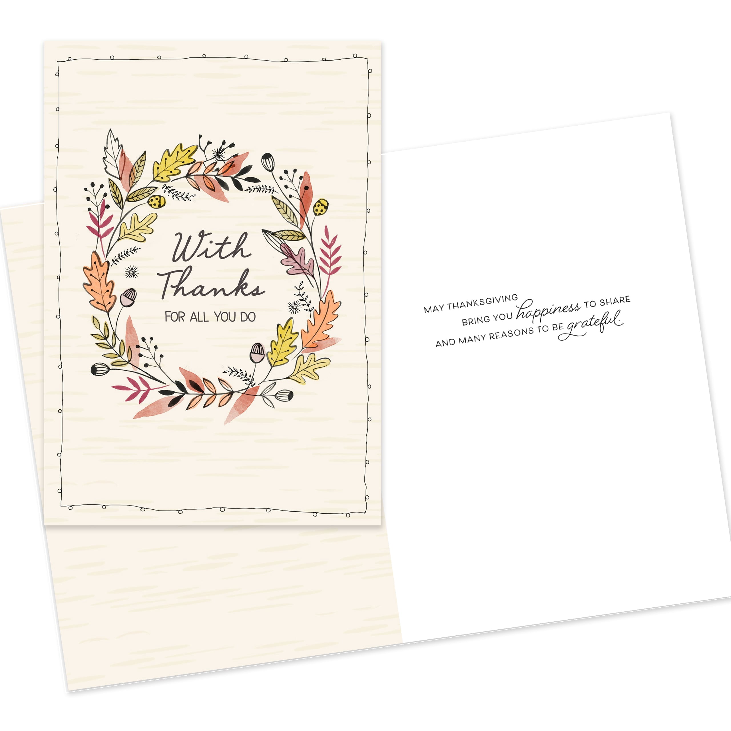 Hallmark Business Bulk Assorted Thanksgiving Cards (Appreciation & Thanks), 10 ct.