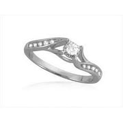 0.17 Carat T.W. Diamond Sterling Silver Promise Ring