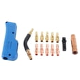 thumbnail image 1 of Piezas para antorcha de soldadura MIG MAG de 200 A, soporte de punta, copa de protección de cuello de cisne, juego de carcasa de pistola, 1 of 11