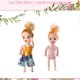 thumbnail image 2 of Girl Doll Set 17.3in Gift Box Fashionable Beautiful Princess Doll Dress Up Kit for Girls Kindergarten Pink Painted Head 6 Joints, 2 of 2