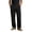 01#Black, variant on Cotton Casual Sweatpants for Men Plus Size Straight Leg Open Bottom Athletic Pants with Pockets Trendy Elastic Waist Joggers Workout