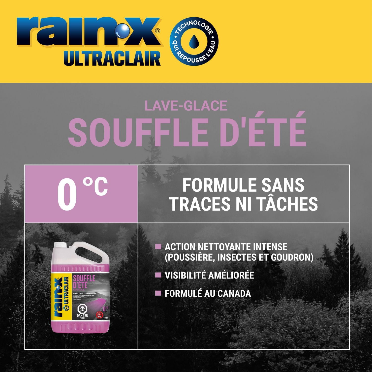 breeze RAIN-X Clearview Summer Breeze Windsheild Washer Fluid