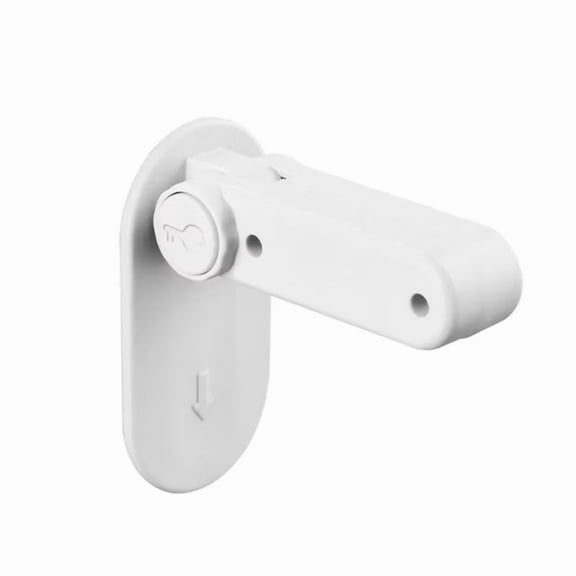Child Safety Door Lever Lock-Anti-Open Handle,Universal Fit, Punch-Free Installation,Multifunctional with Button Buckle,4 x Door handle safety locks