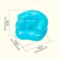 thumbnail image 3 of Inflatable bathtub seat, inflatable small sofa, portable sitting bathtub stool, bathtub chair, 3 of 5