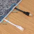 thumbnail image 5 of J&D 10 ft Cat6 Ethernet Cable, Slim Flat Network Cable, 250MHz Bandwidth for Internet, Streaming, Gaming, White, 5 of 7
