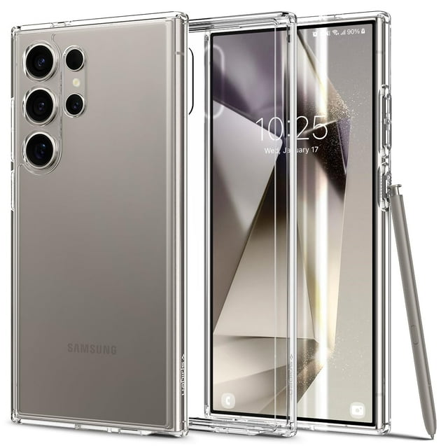 Funda Spigen Ultra Hybrid para Galaxy S24 Ultra con antiamarilleo
