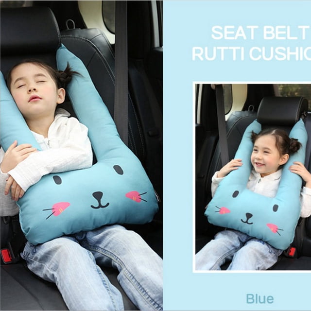 Almohada de viaje de dibujos animados, lindo cojín de almohada para coche, almohada de viaje, características de vanguardia