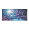thumbnail image 1 of Mystic Forest Gym Towel, Gloomy Scene of the Woods and Sunbeams, One-Sided Quick Dry Microfiber for Beach Fitness & Swimming, 60" x 30", Multicolor, by Ambesonne, 1 of 2