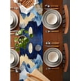 thumbnail image 2 of Moroccon Table Runner 90 Inches, Moroccan Bed Runner Dresser Scarves Tabletop for Indoor Outdoor Parties/Ceremony/Banquet, 13" x 90", 2 of 8