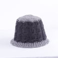 thumbnail image 2 of CoCopeaunts Bucket Hats for Mens Foldable Fashion Solid Color Knit Hat Wide Brim Outdoor UV Protection Warm Crochet Winter Hats, 2 of 8