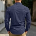thumbnail image 6 of Dpjklzsn Men's Tactical Utility Shirt, Long Sleeve Ventilated Collared Shirt with Zip Dual Pockets, 6 of 9
