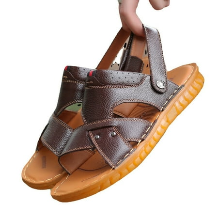 

LJHHH 2024 Mens Hiking Sandals Waterproof with Arch Support Open Toe Summer Outdoor Comfort Beach Water Sport Sandals