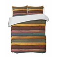 thumbnail image 2 of Colorful Vintage Queen Size Down Alternative Comforter, Lightweight Comforter Quilt Bedding Set with Pillow Shams Vintage Wooden Farmhouse All Seasons Bed Comforter Duvet Insert 90"x96", 2 of 7